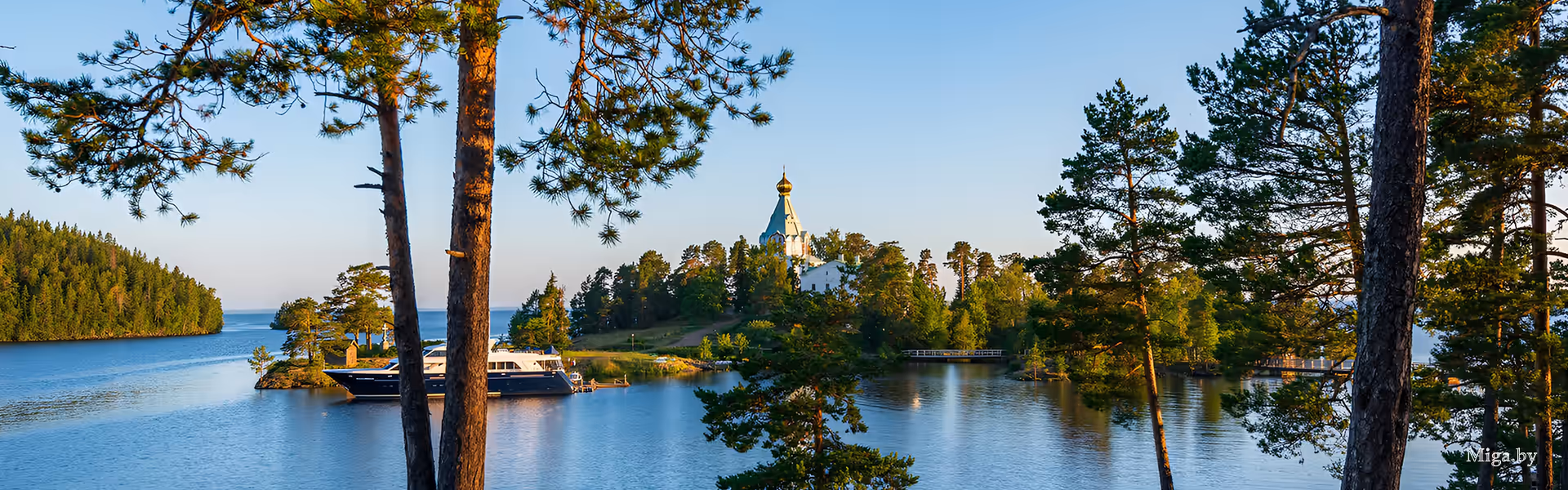 Ладожское озеро, остров Валаам, Карелия
