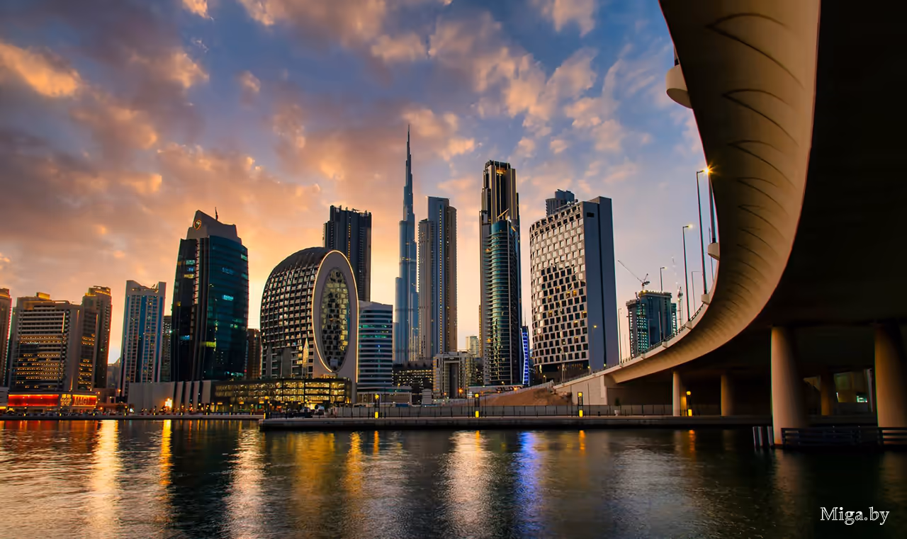 Вечерний Дубай